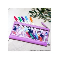 Maison Ghibli Storage-Transparent Pencase Purple - Kiki'S Delivery Service