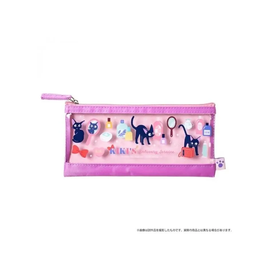 Maison Ghibli Storage-Transparent Pencase Purple - Kiki'S Delivery Service