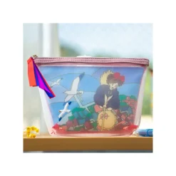 Maison Ghibli Accessories-Transparent Pouch Embroidered - Kiki'S Delivery Service