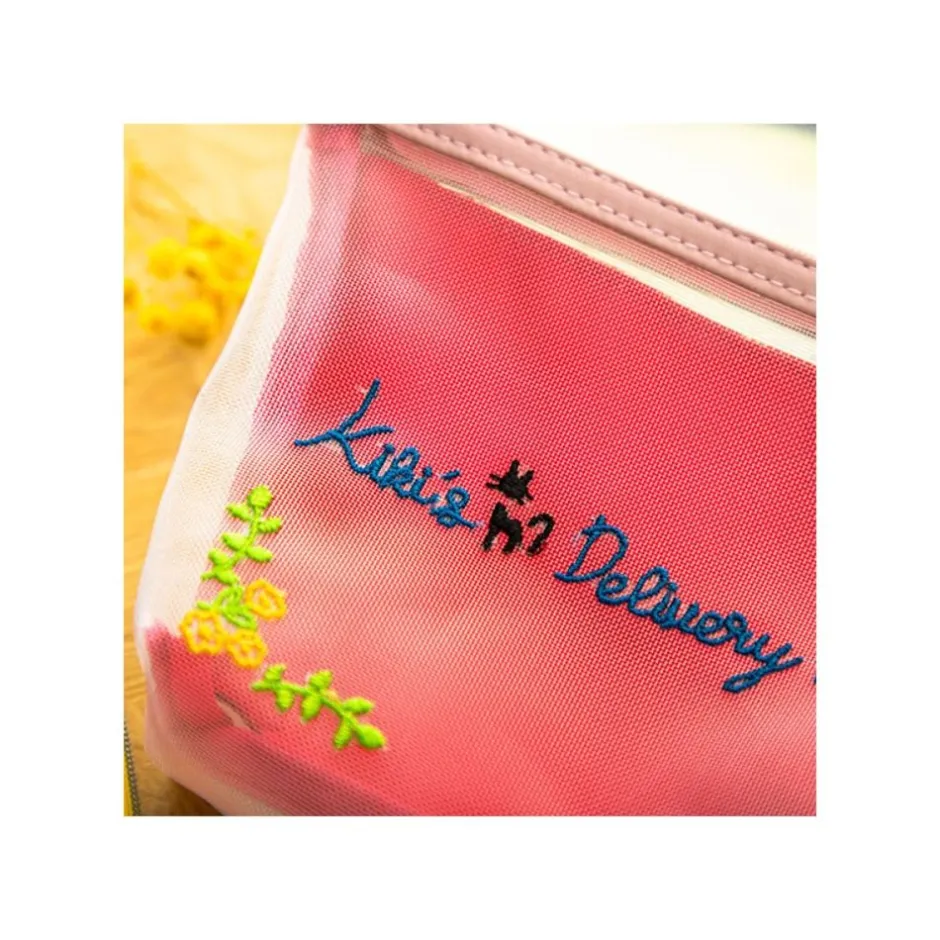 Maison Ghibli Accessories-Transparent Pouch Embroidered - Kiki'S Delivery Service