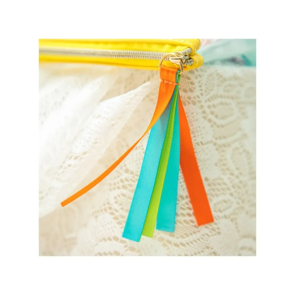 Maison Ghibli Accessories-Transparent Pouch Embroidered - Howl'S Moving Castle