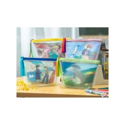 Maison Ghibli Accessories-Transparent Pouch Embroidered - Howl'S Moving Castle