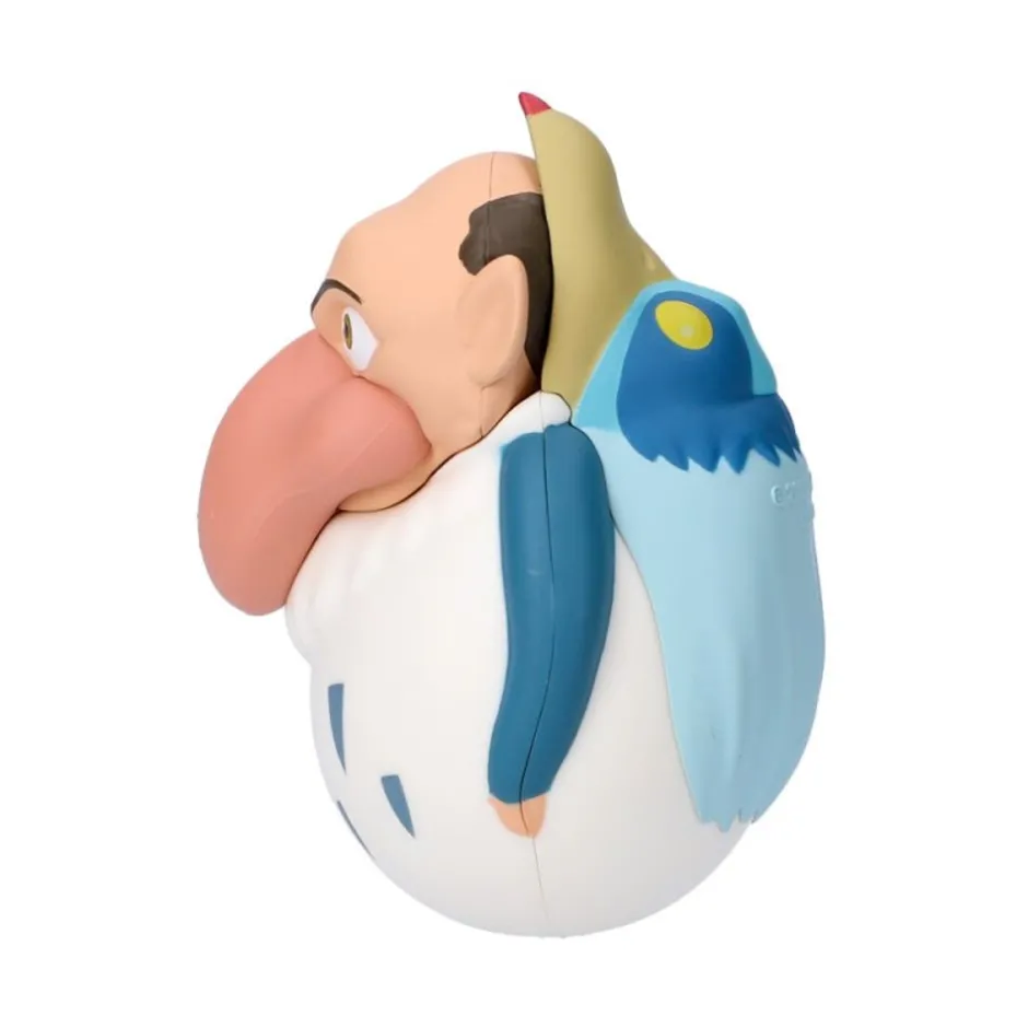 Maison Ghibli Toys-Two Pack Roly-Poly Figurines Heron & Warawara - The Boy And The Heron