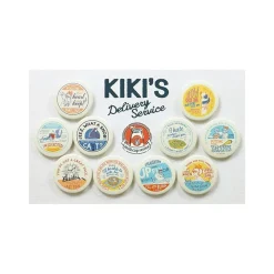 Maison Ghibli Badges-Vintage Badge Collection 10 Pcs - Kiki'S Delivery Service