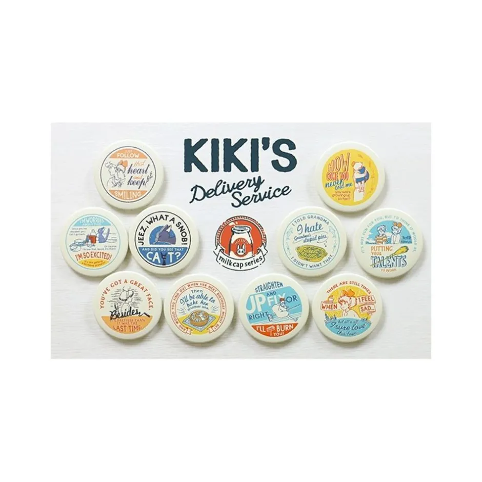 Maison Ghibli Badges-Vintage Badge Collection 10 Pcs - Kiki'S Delivery Service