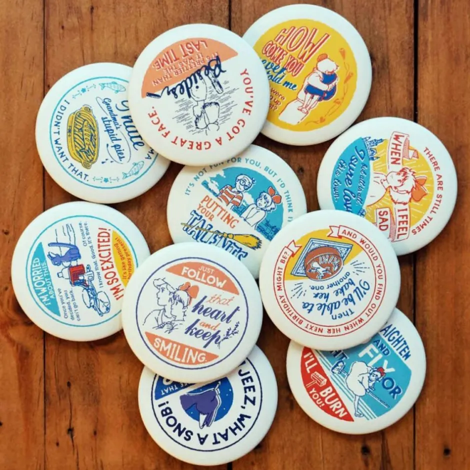 Maison Ghibli Badges-Vintage Badge Collection 1 Badge Mystere - Kiki'S Delivery Service