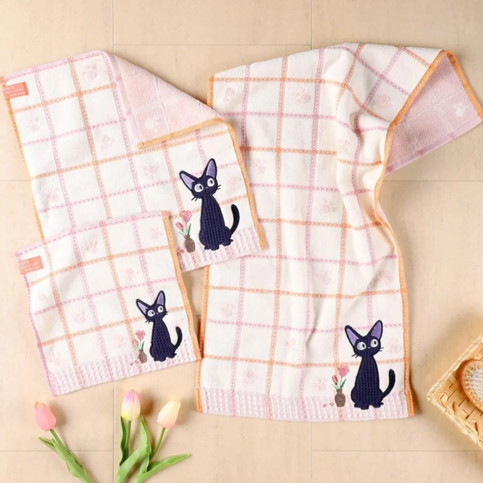 Maison Ghibli Household Linen-Waffle Towel Kiki 34X80 Cm - Kiki'S Delivery Service