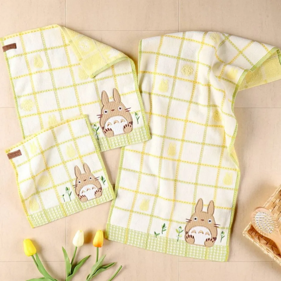 Maison Ghibli Household Linen-Waffle Towel Totoro 34X80 Cm - My Neighbor Totoro
