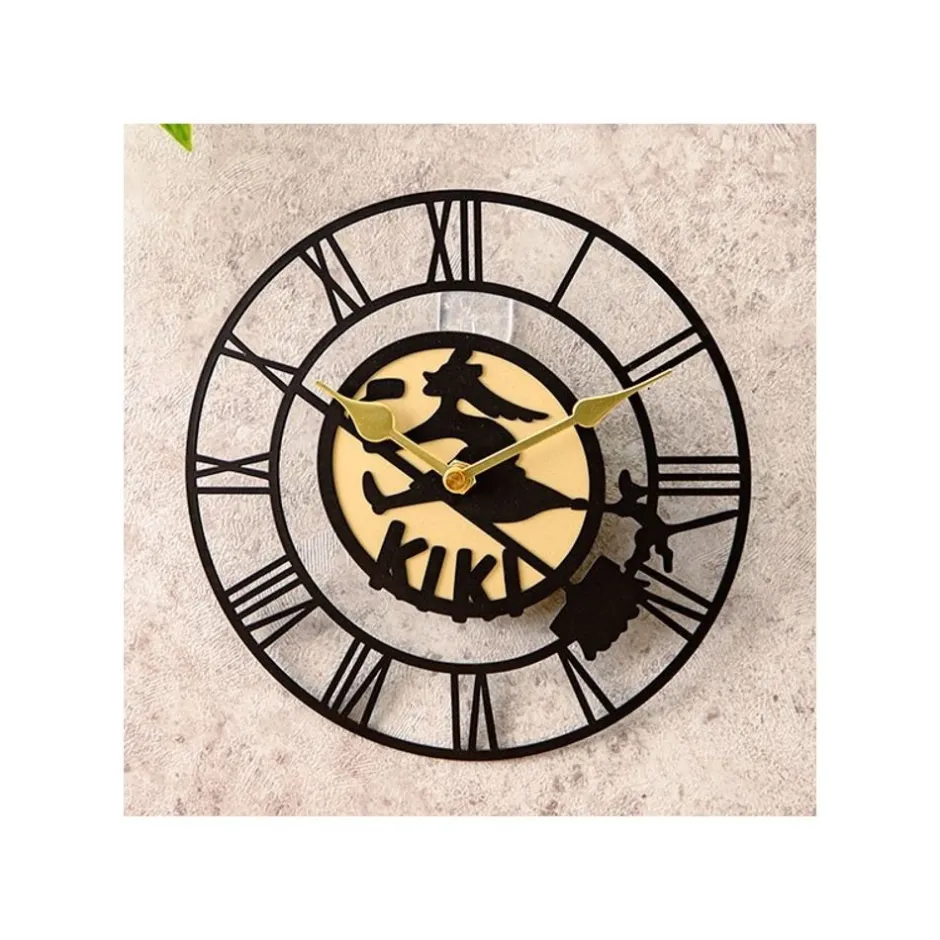 Maison Ghibli Decoration-Wall Clock Kiki'S Signboard - Kiki'S Delivery Service