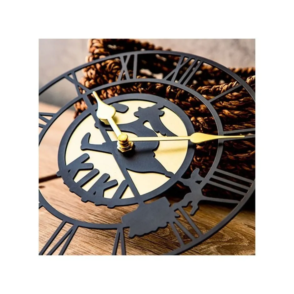 Maison Ghibli Decoration-Wall Clock Kiki'S Signboard - Kiki'S Delivery Service