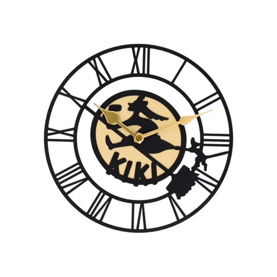 Maison Ghibli Decoration-Wall Clock Kiki'S Signboard - Kiki'S Delivery Service