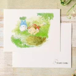 Maison Ghibli Postcards And Letter Papers-Watercolour Greeting Cards 24 X 15,8 Cm Summer - My Neighbor Totoro