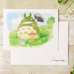 Maison Ghibli Postcards And Letter Papers-Watercolour Greeting Cards 24 X 15,8 Cm Mei & Totoro - My Neighbor To