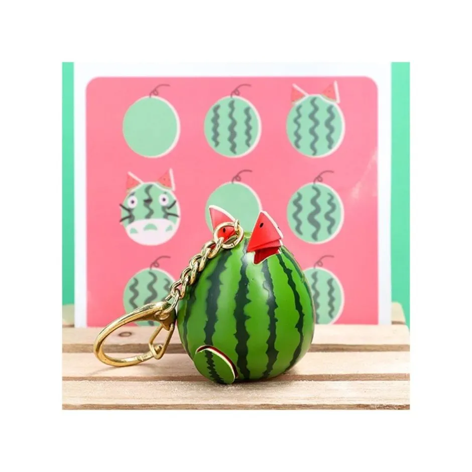 Maison Ghibli Keychains-Watermelon Keyring - My Neighbor Totoro