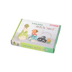 Maison Ghibli Toys-Wood Figurine Totoro With Soot Sprites - My Neighbor Totoro