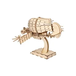 Maison Ghibli Arts And Crafts-Wood Model Kigumi Tiger Moth - Castle In The Sky
