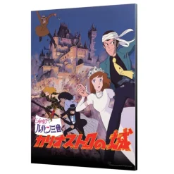 Maison Ghibli Wall Decoration-Wood Panel 02 - Lupin Classic Poster - Castle Of Cagliostro