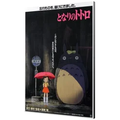 Maison Ghibli Wall Decoration-Wood Panel 35 X 50 Japanese Movie Poster Totoro