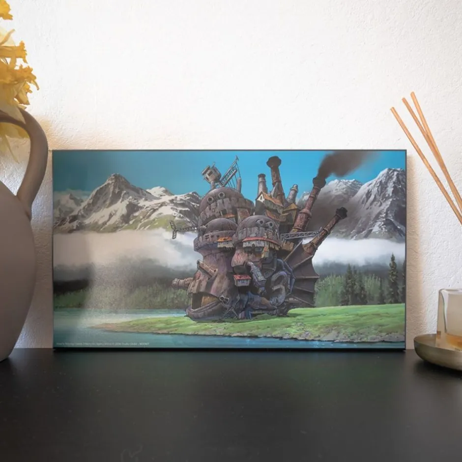 Maison Ghibli Wall Decoration-Wood Panel Ghibli 05 - Howl'S Moving Castle