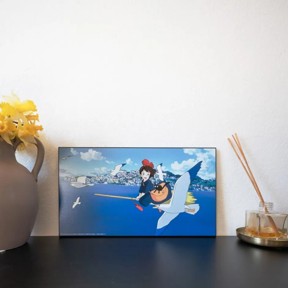 Maison Ghibli Wall Decoration-Wood Panel Ghibli 01 - Kiki'S Delivery Service
