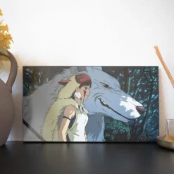 Maison Ghibli Wall Decoration-Wood Panel Ghibli 03 - Princess Mononoke