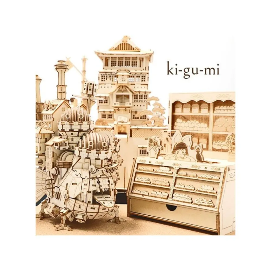 Maison Ghibli Arts And Crafts-Wooden Craft Kit Kigumi Howl'S Castle - Howl'S Moving Castle