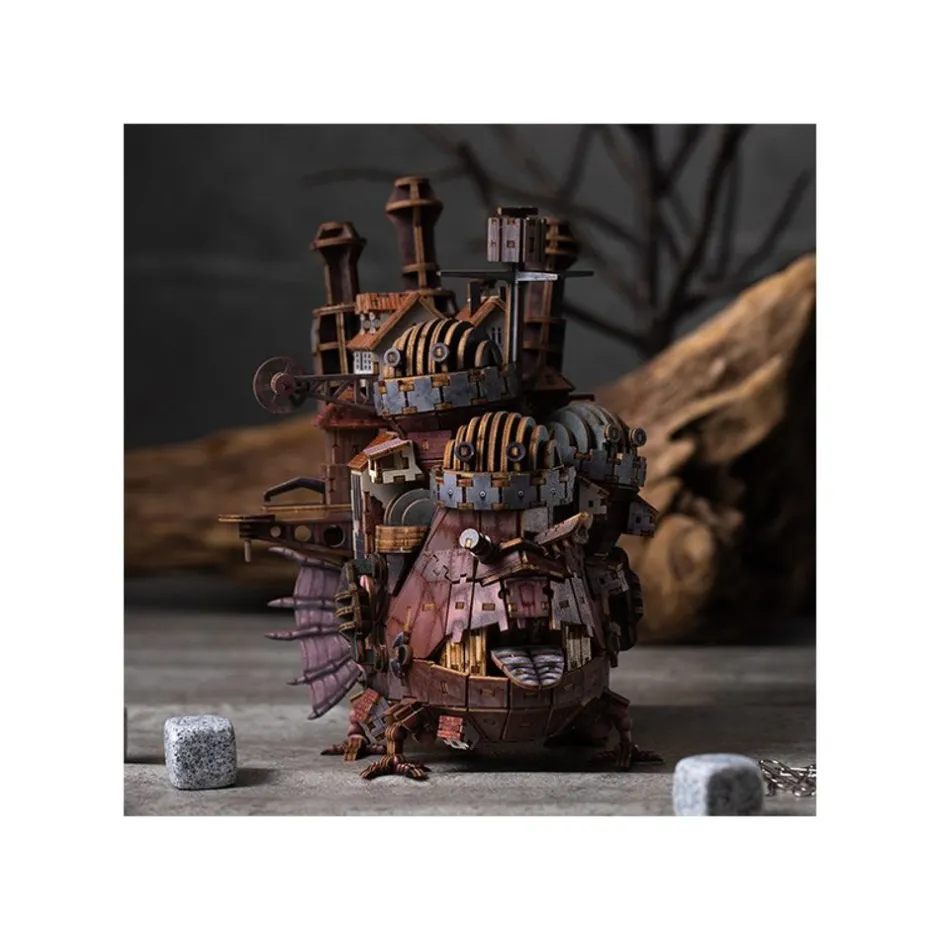 Maison Ghibli Arts And Crafts-Wooden Model Kigumi Hauru'S Castle - Howl'S Moving Castle