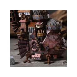 Maison Ghibli Arts And Crafts-Wooden Model Kigumi Hauru'S Castle - Howl'S Moving Castle