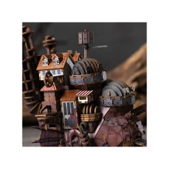 Maison Ghibli Arts And Crafts-Wooden Model Kigumi Hauru'S Castle - Howl'S Moving Castle