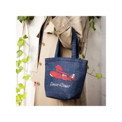 Maison Ghibli Bags-Wooven Bag Seaplane - Porco Rosso