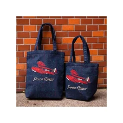 Maison Ghibli Bags-Wooven Bag Seaplane - Porco Rosso