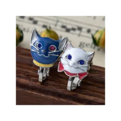 Maison Ghibli Jewellery-Yuki & Moon Clip Earrings - The Cat Returns